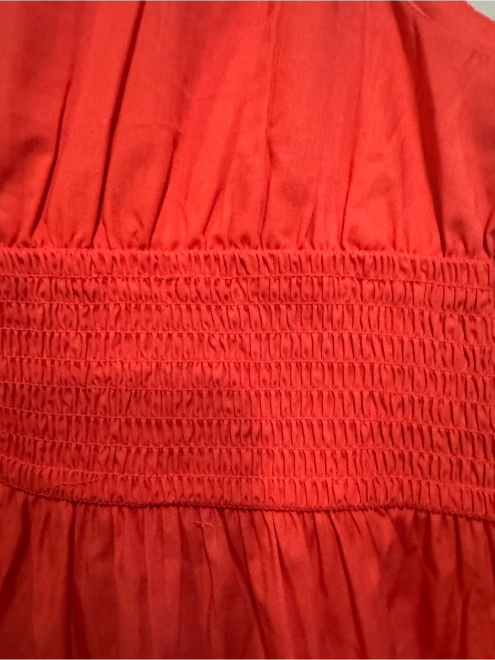 Abercrombie & Fitch Bright Orange Sleeveless Maxi Dress - Picture 9 of 11